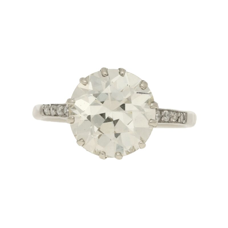 3.95ct Diamond Single Solitaire in Platinum