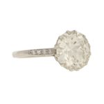 3.95ct Diamond Single Solitaire in Platinum