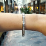 Art Deco Inspired Baguette Cut Diamond Tennis Bracelet