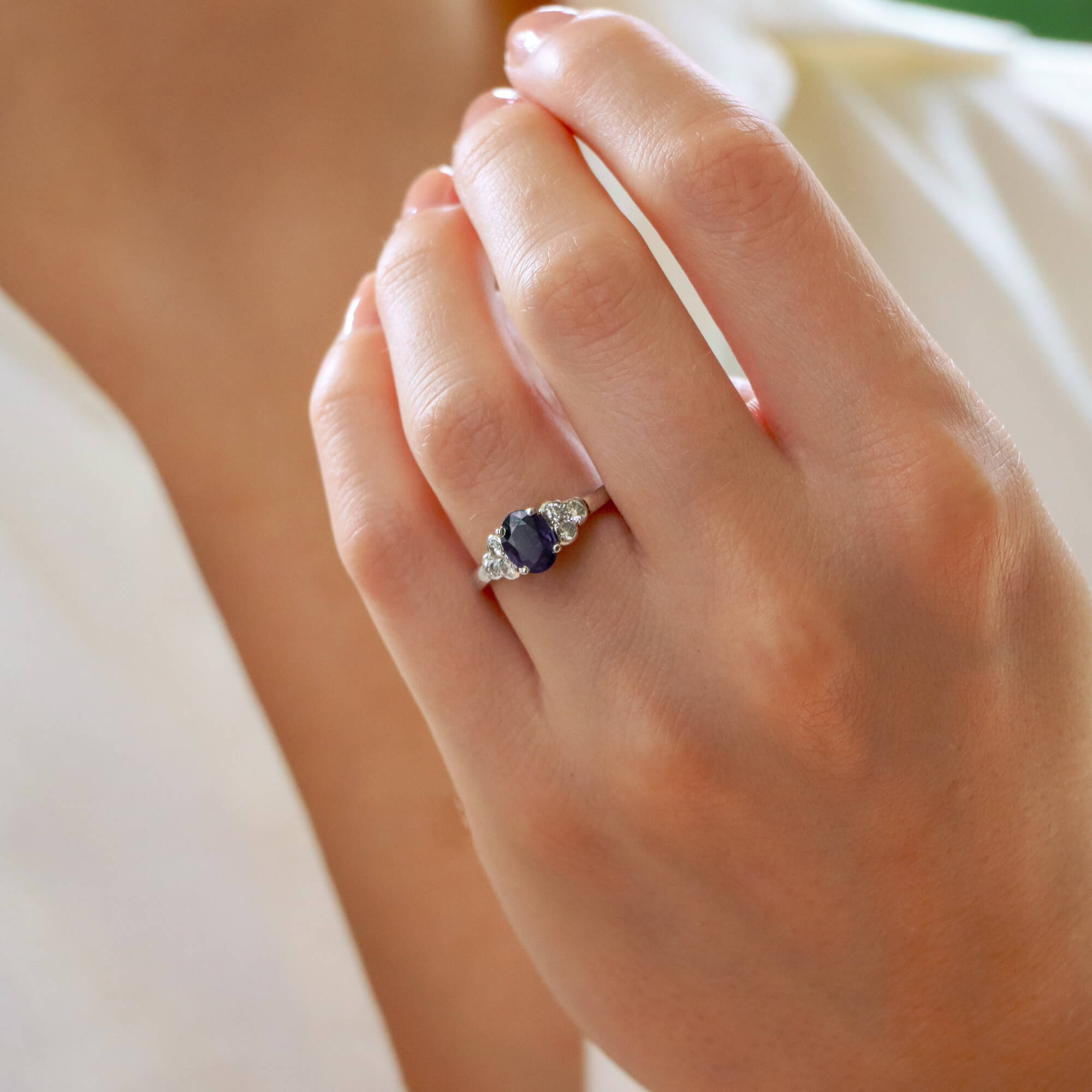 Sapphire clearance engagement set