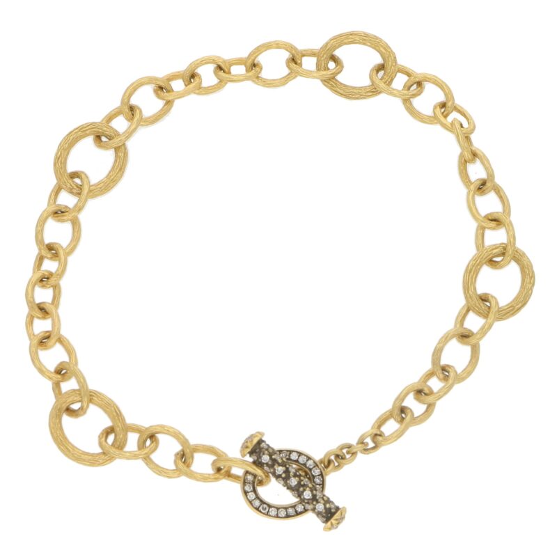 Annoushka Diamond Charm Bracelet Set in 18k Yellow Gold