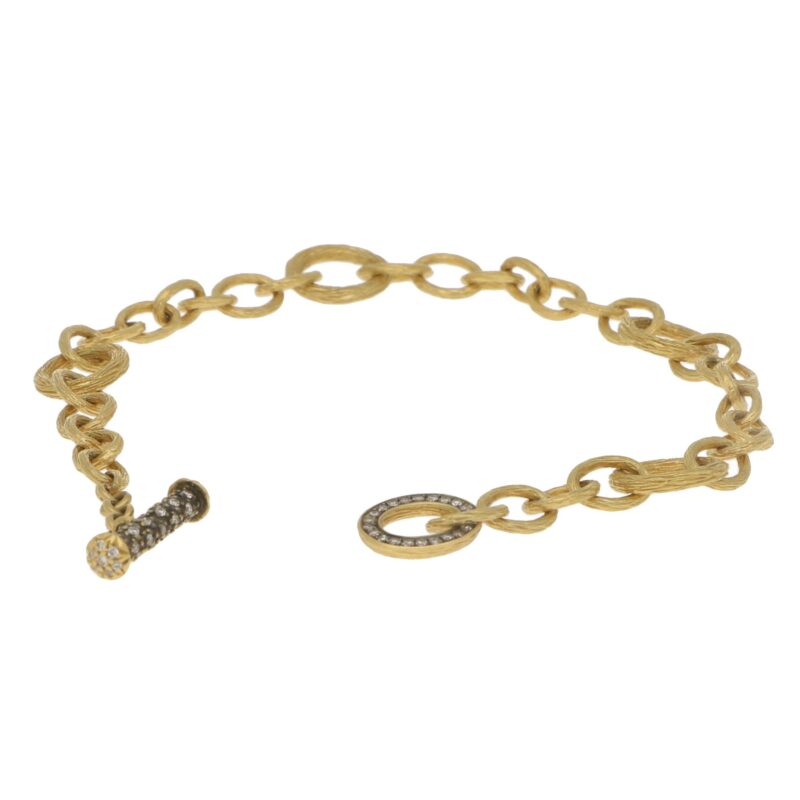 Annoushka Diamond Charm Bracelet Set in 18k Yellow Gold