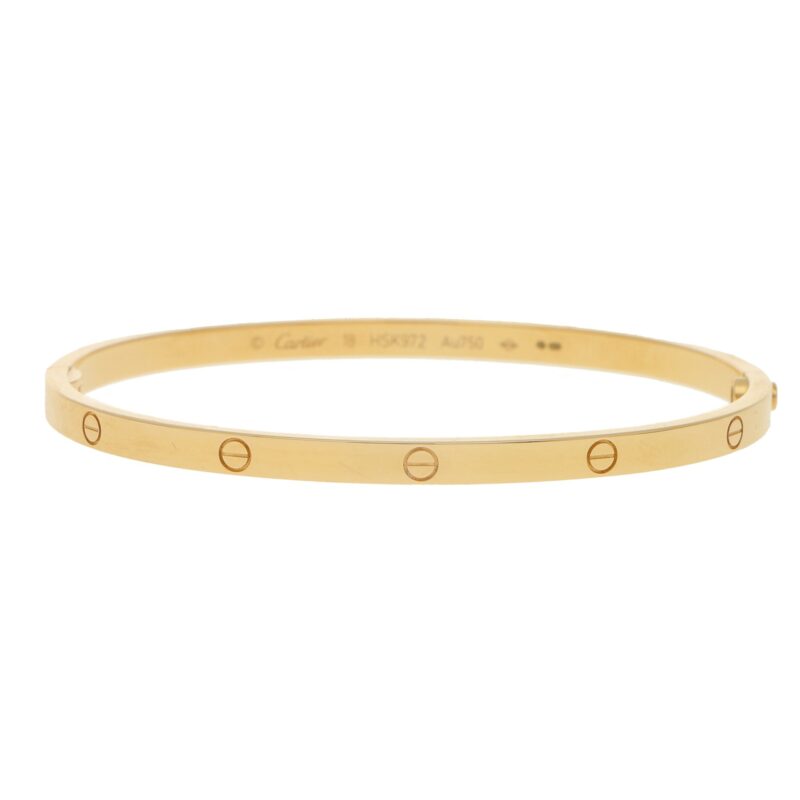 Cartier Love Bangle in Yellow Gold, Size 18