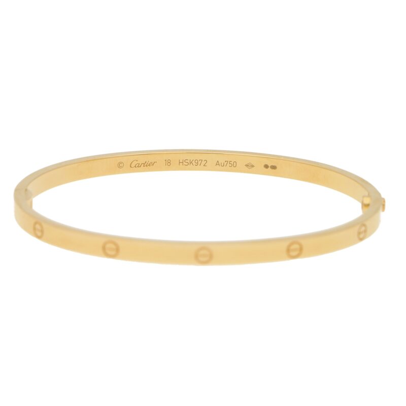 Cartier Love Bangle in Yellow Gold, Size 18