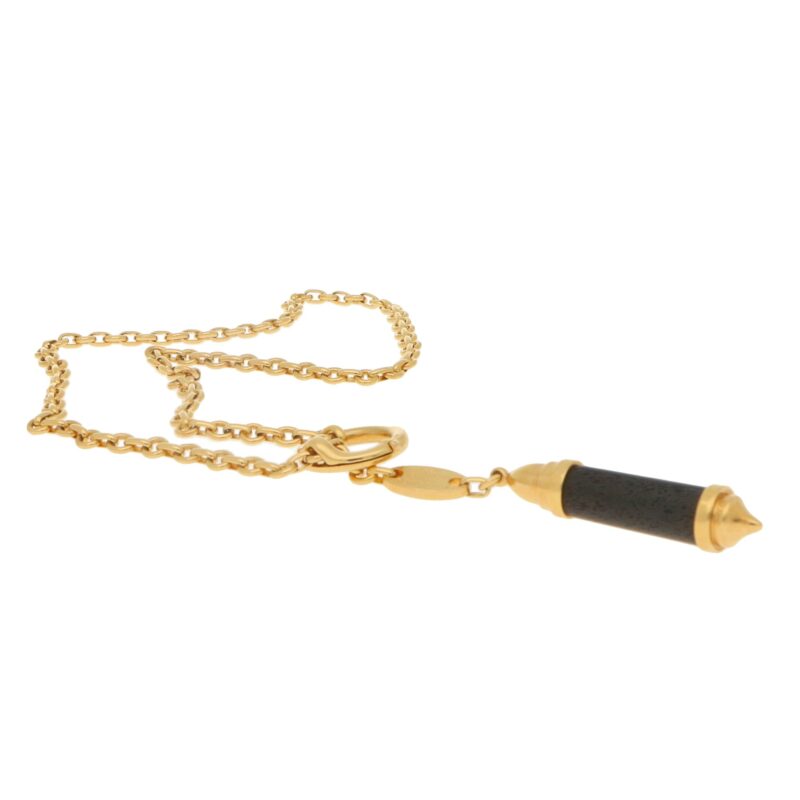 Chaumet Lariat Snakewood Necklace in 18k Yellow Gold