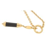 Chaumet Lariat Snakewood Necklace in 18k Yellow Gold