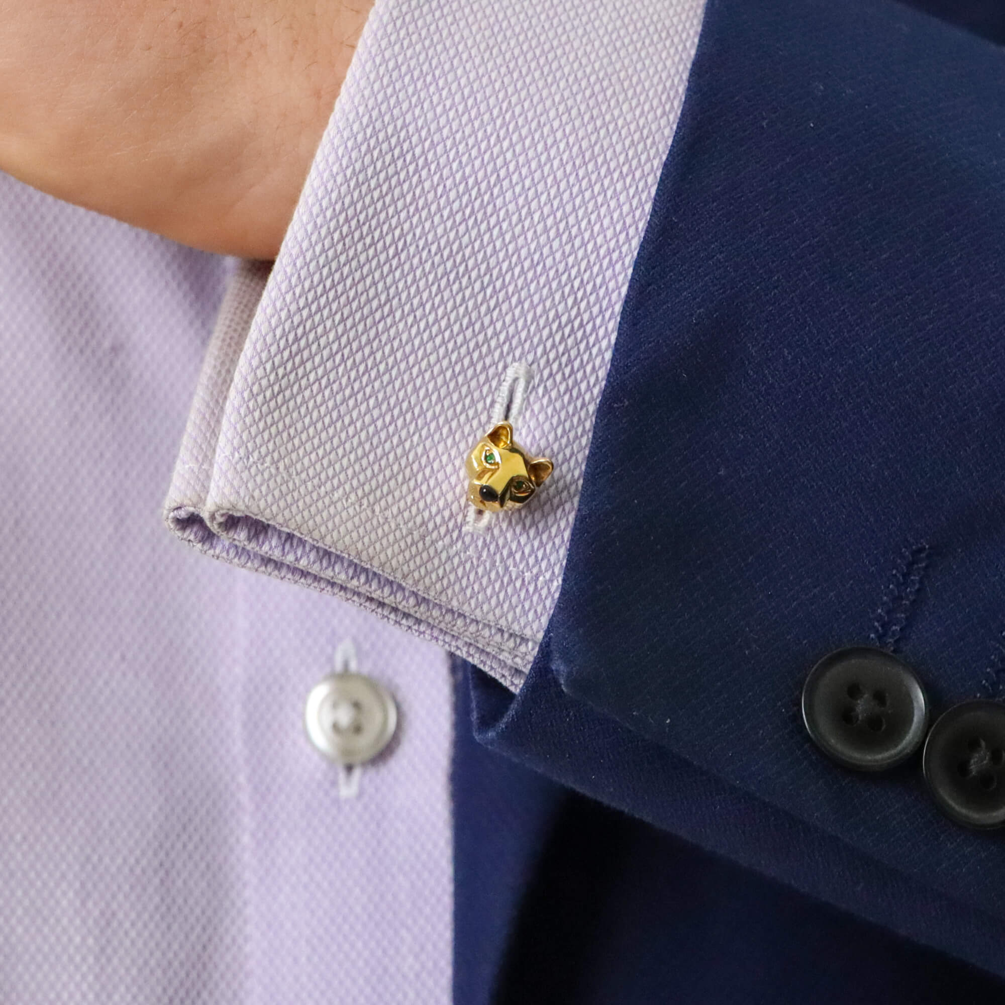 Vintage Panthere de Cartier Cufflinks at Susannah Lovis Jewellers