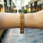 Filippini Fratelli Double Woven Chain Bracelet in Yellow Gold