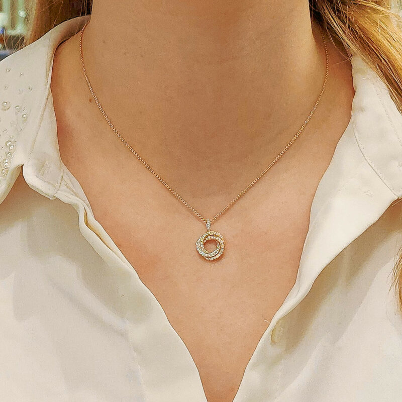 Diamond Trinity Necklace