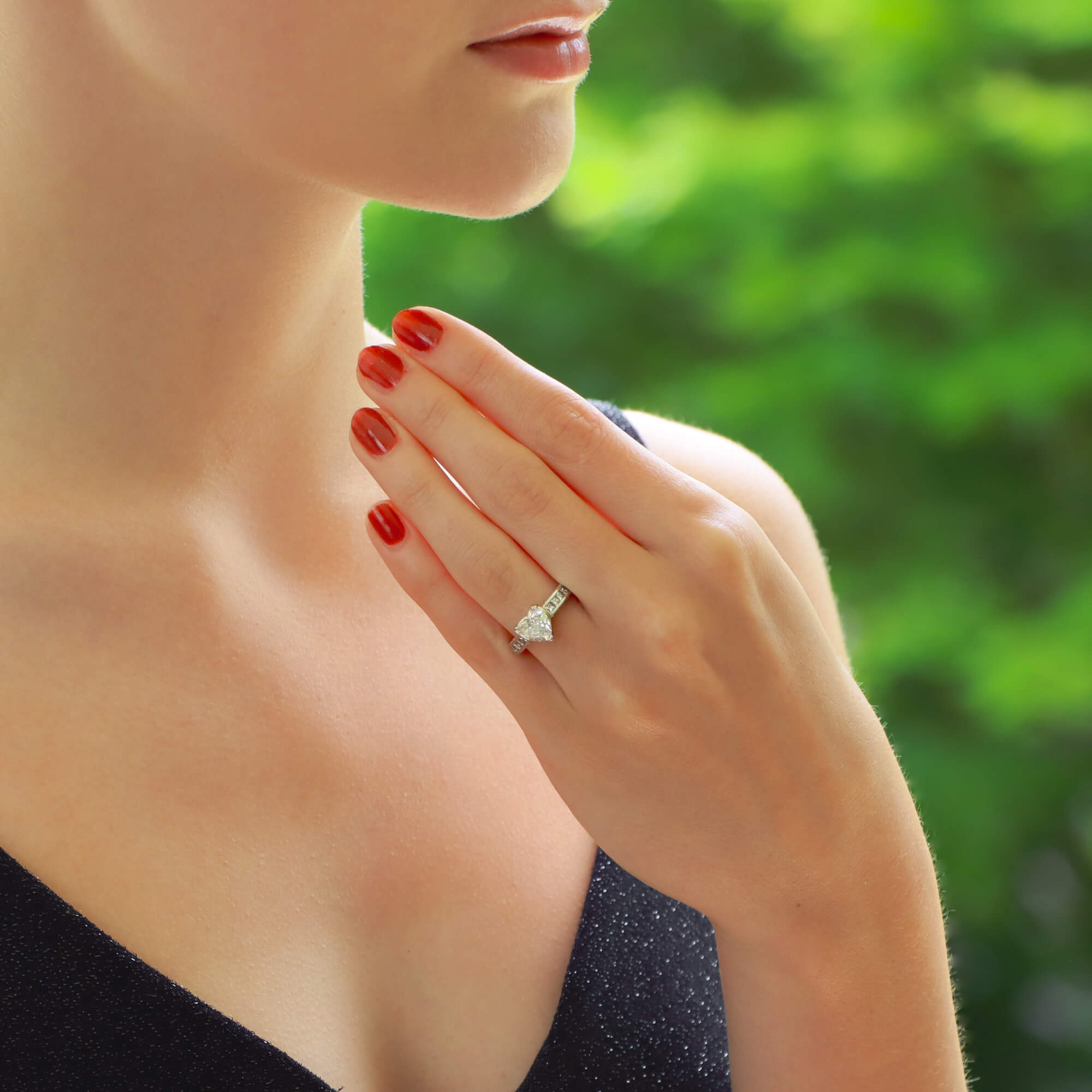 Solitaire princess cut diamond engagement best sale ring