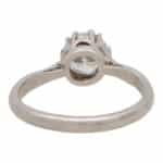 Vintage 0.99ct Round Brilliant Cut Diamond Ring