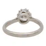 Vintage 0.99ct Round Brilliant Cut Diamond Ring
