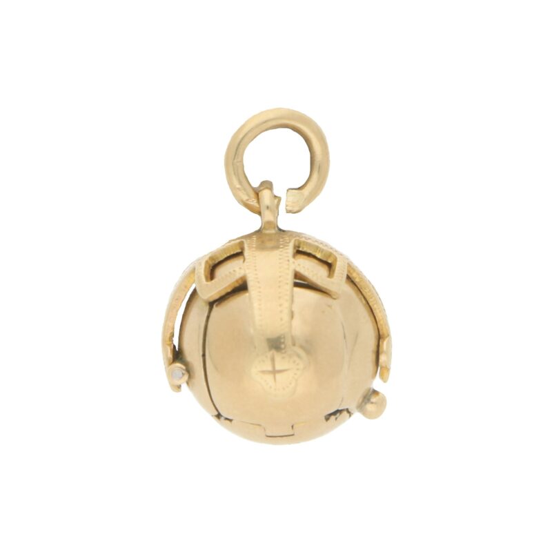 Vintage Masonic Orb Ball Charm