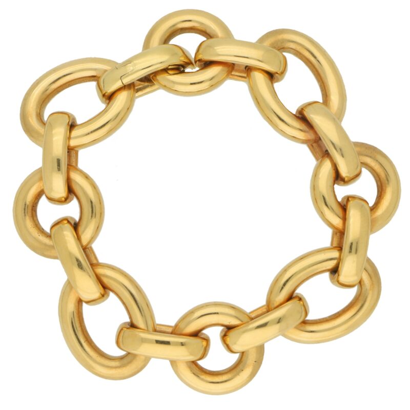 Chaumet Paris Chunky Chain Link Retro Bracelet