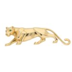 Vintage Panthère de Cartier Emerald Eyed Panther Brooch