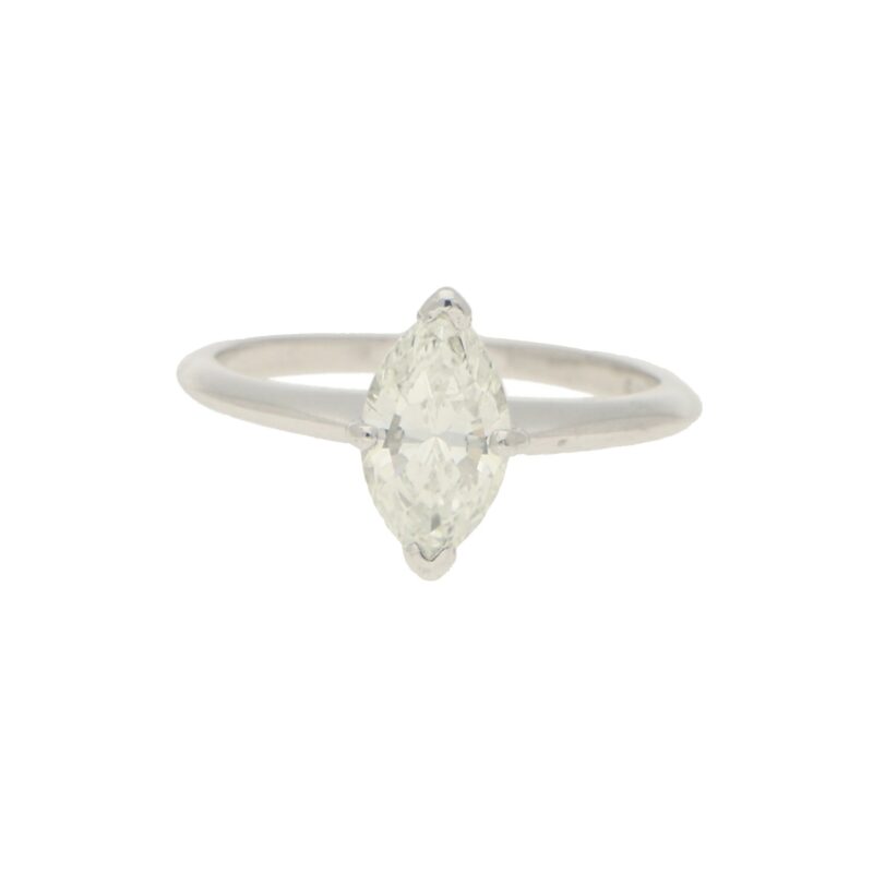 Marquise Diamond Solitaire Engagement Ring