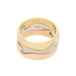 Georg Jensen Fusion Puzzle Ring in Tri-coloured Gold