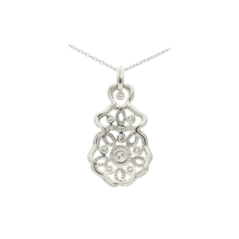 Garrard Tudor Rose Diamond Pendant