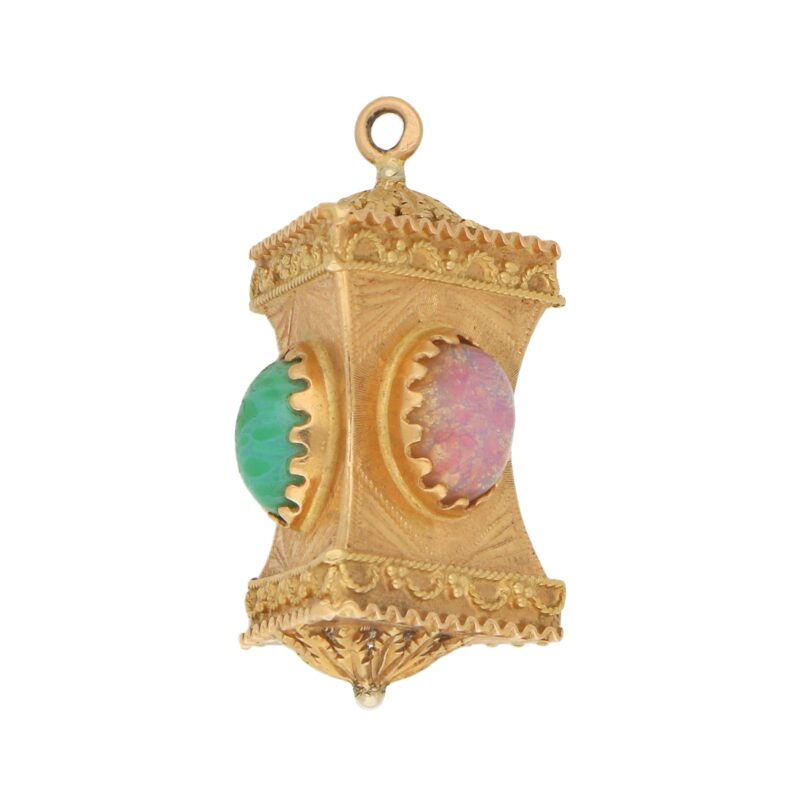 Pink, Green and Blue Chinese Lantern Charm