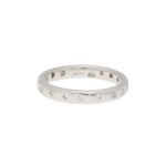 Diamond Full Eternity Ring Set in 18k White Gold