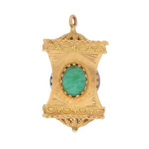 Pink, Green and Blue Chinese Lantern Charm