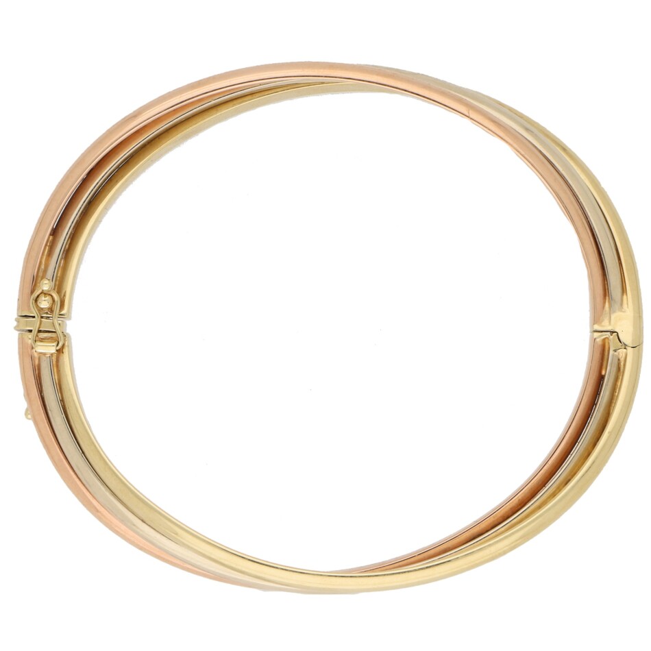Hinged Trinity Bangle