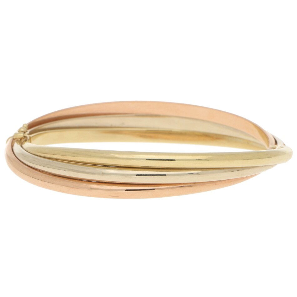 Hinged Trinity Bangle