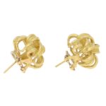 Chunky 1980's Knot Earrings