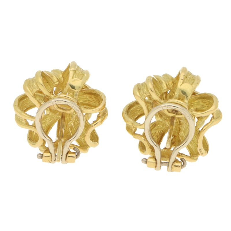 Chunky 1980's Knot Earrings
