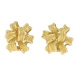 Chunky 1980's Knot Earrings