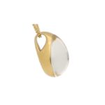 Vintage Myst De Cartier Diamond and Rock Crystal Pendant
