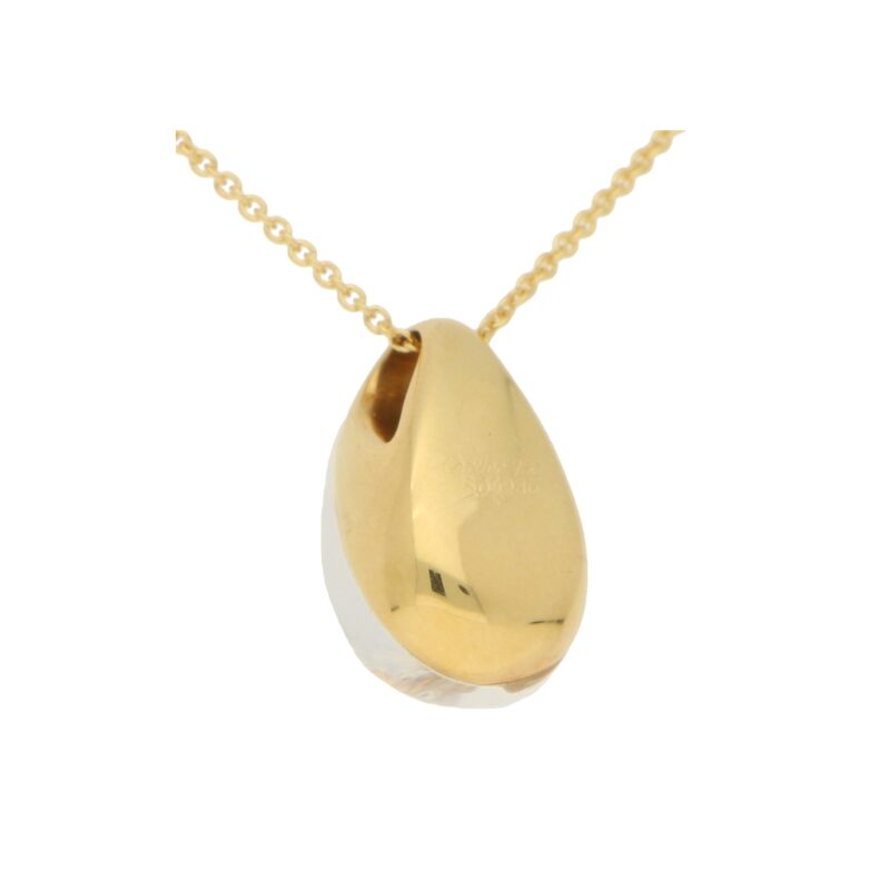 Vintage Myst De Cartier Diamond and Rock Crystal Pendant