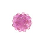 Hydrangea Briolette Pink Sapphire Cluster Ring