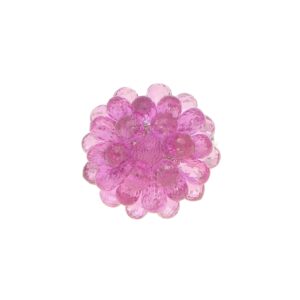 Hydrangea Briolette Pink Sapphire Cluster Ring