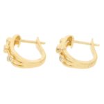 Diamond Bubble Huggy Hoop Earrings