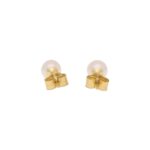 5-5.5mm Cultured Pearl Stud Earrings