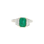 Boucheron Emerald and Diamond Ring