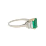 Boucheron Emerald and Diamond Ring