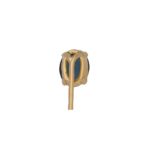 Art Deco Blue Stoned Stick Pin in 9k Gold