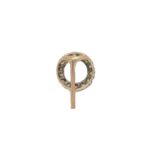 Victorian Diamond Circle Stick Pin