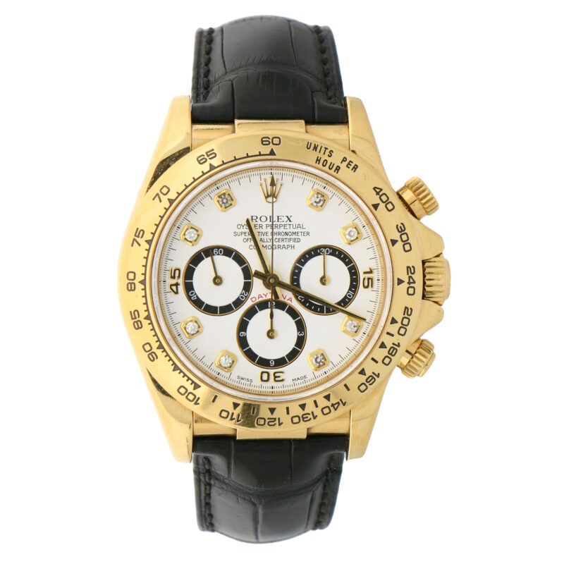 18 carat gold Rolex Daytona Chronograph wrist watch