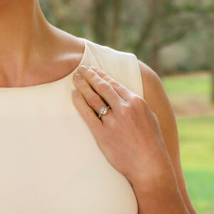 Art Deco 1.85 Old European Cut Diamond Solitaire