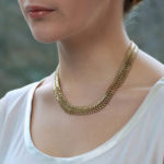 Vintage Van Cleef and Arpels, Georges Lenfant Chevron Necklace