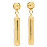 Theo Fennell Etruscan Revival Solid Drop Earring