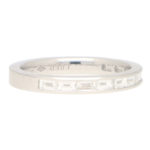 Fred Paris Diamond Half Eternity Ring in Platinum