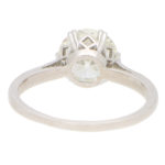 Art Deco 1.85 Old European Cut Diamond Solitaire