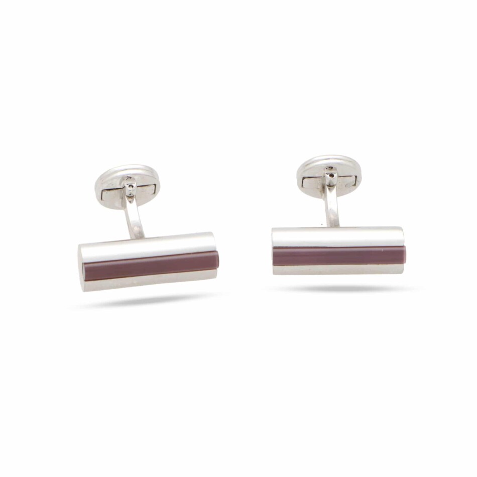 Enamel Bar Link Cufflinks