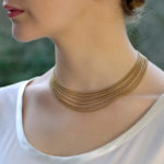 Vintage Cartier Six Strand Draperie Necklace