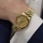 Vintage 14 carat gold Rolex Date wrist watch