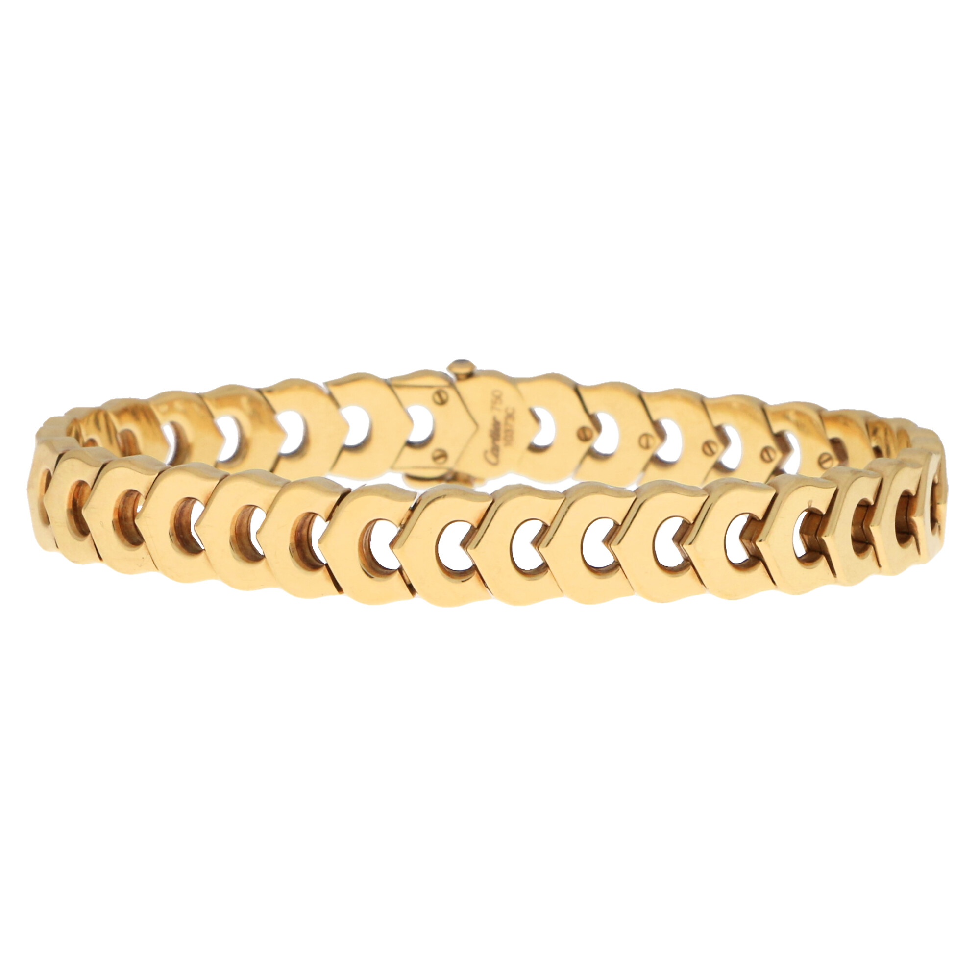 cartier link gold bracelet